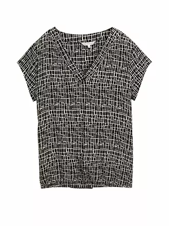 TOM TAILOR | Blusa-camicia | schwarz